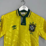 1991/93 BRAZIL HOME SHIRT (L.KIDS) UMBRO