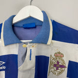 1993/94 DEPORTIVO LA CORUNA HOME SHIRT (XL) UMBRO