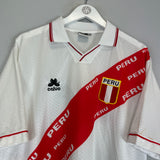 1986/87 PERU *RE-ISSUE* HOME SHIRT (XL) CALVO