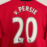 2013/14 MANCHESTER UNITED V.PERSIE #20 HOME SHIRT (XL) NIKE