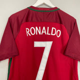 2016/18 PORTUGAL RONALDO #7 HOME SHIRT (M) NIKE