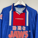 1997/98 JAWS X JAPANESE MOVIE MASHUP SHIRT (L) UMBRO