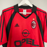 2001/02 AC MILAN MALDINI #3 THIRD SHIRT (L) ADIDAS