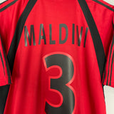 2001/02 AC MILAN MALDINI #3 THIRD SHIRT (L) ADIDAS