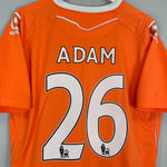 Blackpool home shirt 2010/11, Charlie Adam, #26, medium, Carbrini, orange back view, excellent condition.