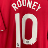 2011/12 MANCHESTER UNITED ROONEY #10 HOME SHIRT (XL) NIKE