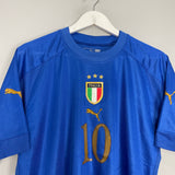 2004/06 ITALY TOTTI #10 HOME SHIRT (L) PUMA