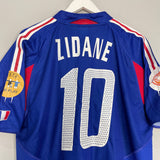 2004/06 FRANCE ZIDANE #10 HOME SHIRT (L) ADIDAS