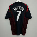 2002/03 AC MILAN SHEVCHENKO #7 THIRD SHIRT (XL) ADIDAS