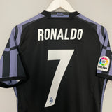 2016/17 REAL MADRID RONALDO #7 THIRD SHIRT (M) ADIDAS