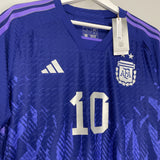 2022/23 ARGENTINA MESSI #10 *BNWT* AUTHENTIC AWAY SHIRT (L) ADIDAS