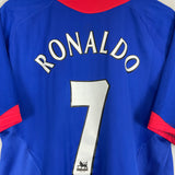 2005/06 MANCHESTER UNITED RONALDO #7 AWAY SHIRT (M) NIKE