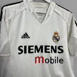 2004/05 REAL MADRID *PLAYER ISSUE* HOME SHIRT (L) ADIDAS