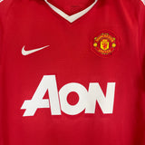 2010/11 MANCHESTER UNITED ROONEY #10 HOME SHIRT (M) NIKE