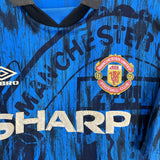 1992/93 MANCHESTER UNITED AWAY SHIRT (XL) UMBRO