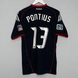 2010 DC UNITED PONTIUS #13 *PLAYER ISSUE* HOME SHIRT (M) ADIDAS