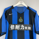 2005/06 INTER MILAN J.ZANETTI #4 *CHINESE NEW YEAR* HOME SHIRT (M) NIKE