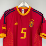 2002/04 SPAIN PUYOL #5 HOME SHIRT (S) ADIDAS