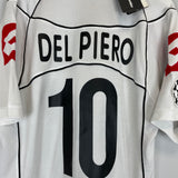 2002/03 JUVENTUS DEL PIERO #10 *BNWT* C/L AWAY SHIRT (L) LOTTO