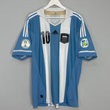 2011/12 ARGENTINA MESSI #10 HOME SHIRT (XL) ADIDAS