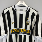 2003/04 JUVENTUS DEL PIERO #10 HOME SHIRT (XL) NIKE