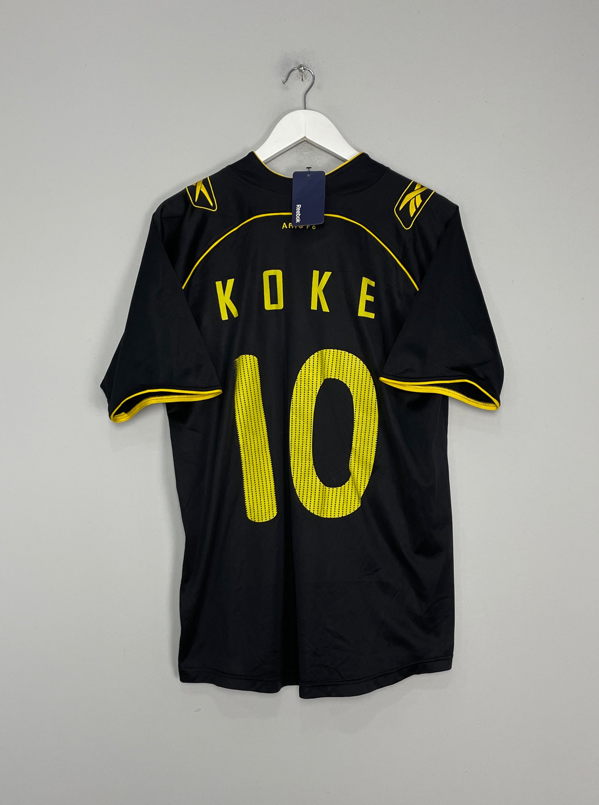 2009/10 ARIS THESSALONIKI KOKE #10 *BNWT* HOME SHIRT (L) REEBOK