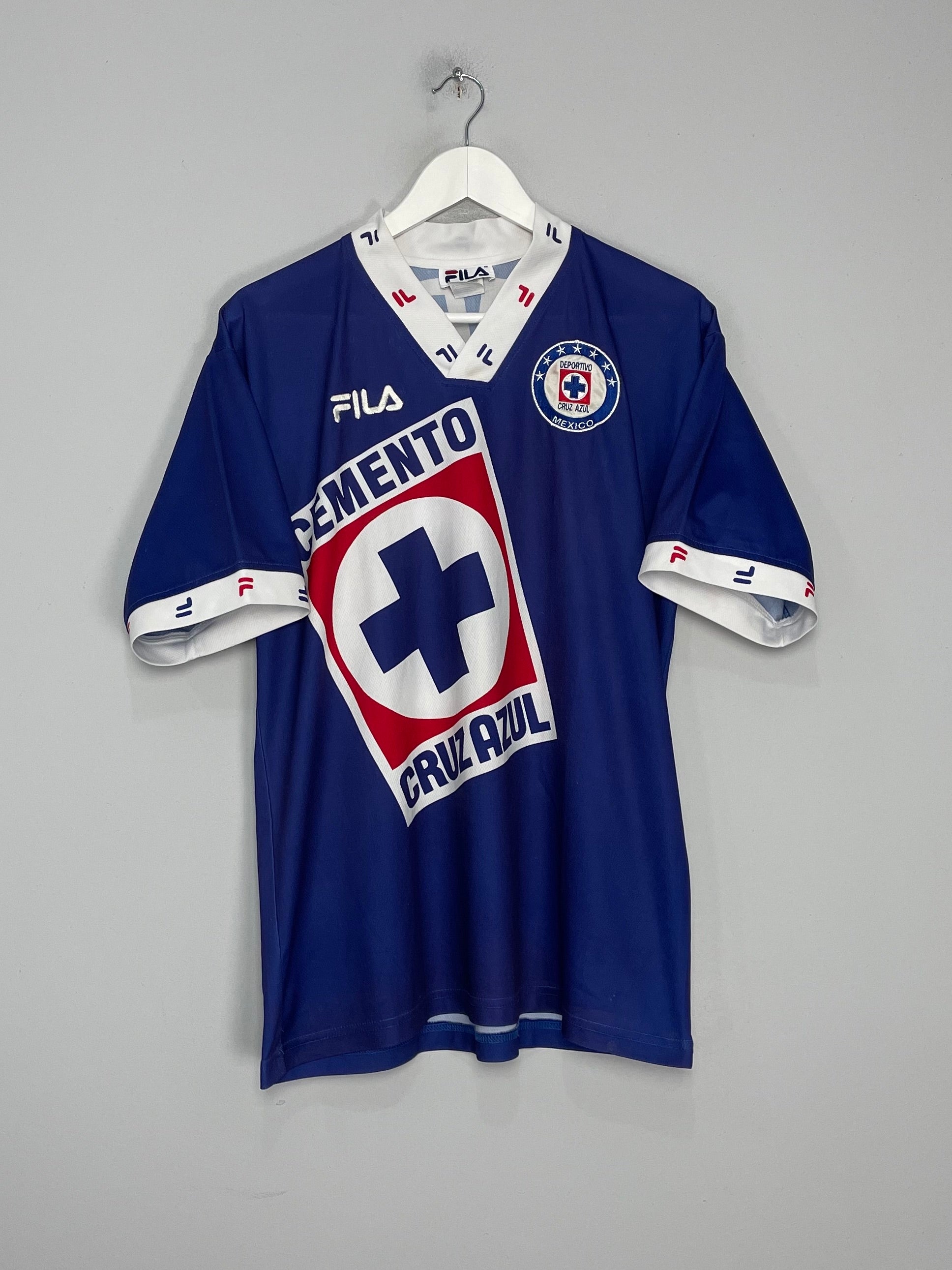 1997/98 CRUZ AZUL HOME SHIRT (M) FILA