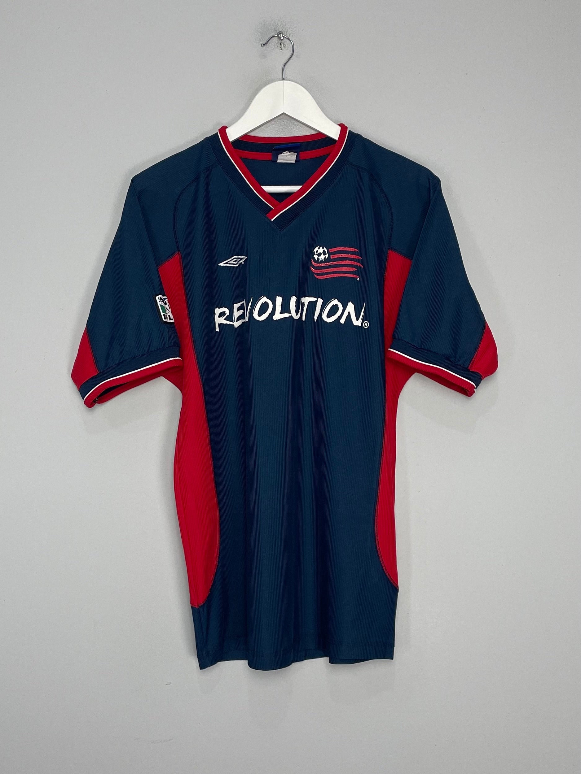 2002/03 NEW YORK REVOLUTION HOME SHIRT (L) UMBRO