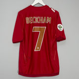 2006/08 ENGLAND BECKHAM #7 AWAY SHIRT (M) UMBRO