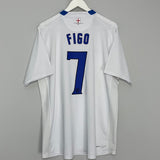 2006/07 INTER MILAN FIGO #7 AWAY SHIRT (XL) NIKE