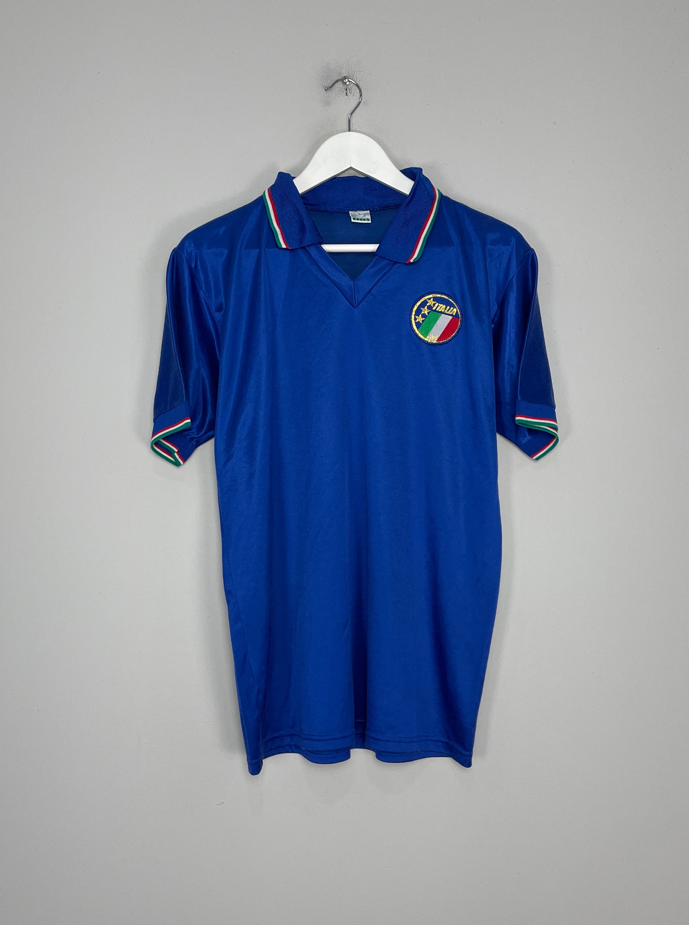 1986/90 ITALY HOME SHIRT (L) DIADORA