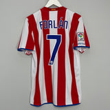 2008/09 ATLETICO MADRID FORLAN #7 HOME SHIRT (M) NIKE