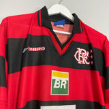 1999/00 FLAMENGO #10 HOME SHIRT (L) UMBRO