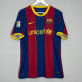 2010/11 BARCELONA MESSI #10 HOME SHIRT (L) NIKE