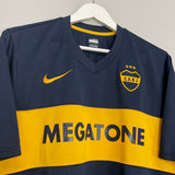 2007/08 BOCA JUNIORS RIQUELME #10 HOME SHIRT (L) NIKE