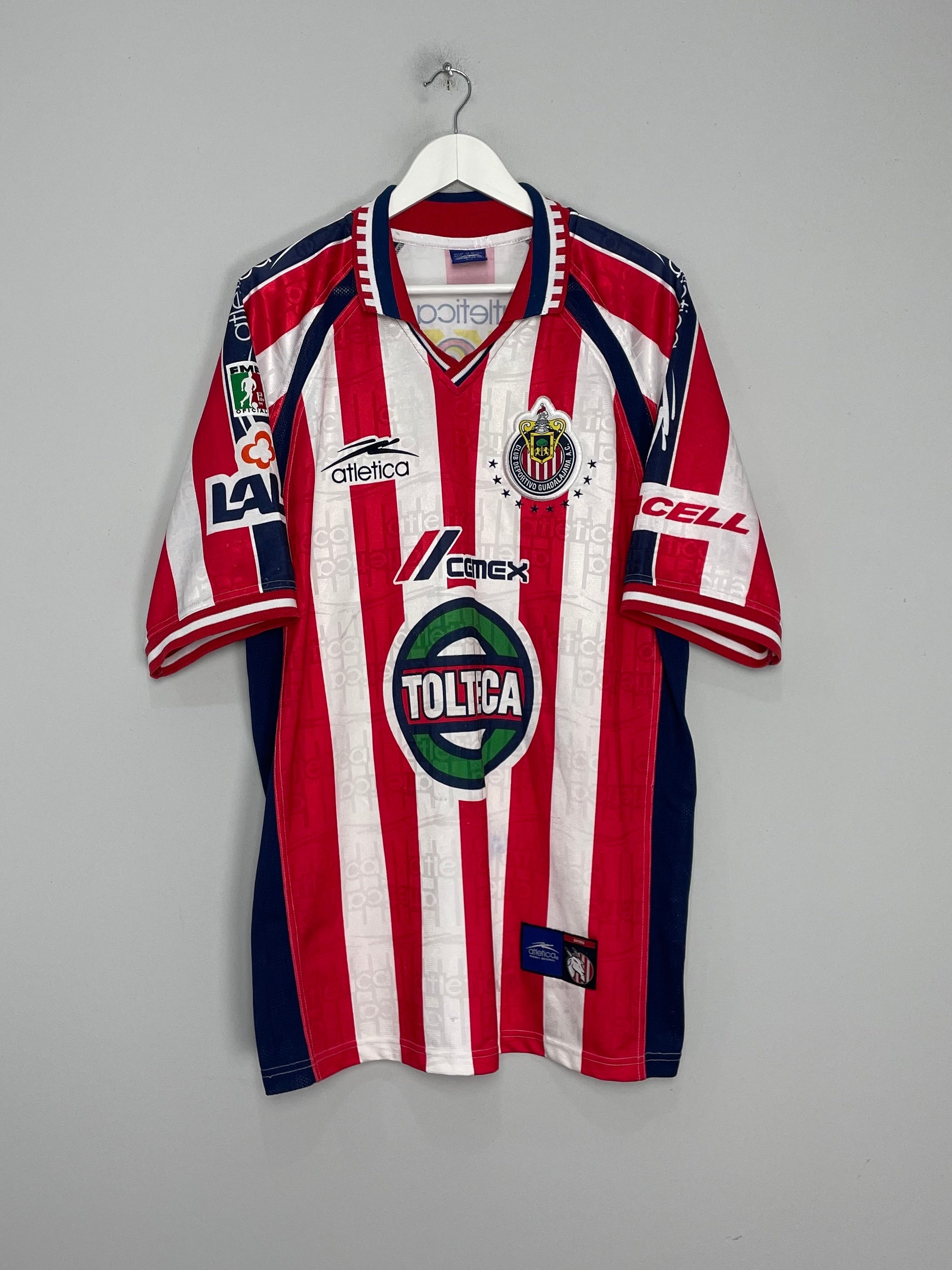 1999/00 CHIVAS GUADALAJARA HOME SHIRT (L) ATLETICA