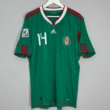 2010/11 MEXICO J.HERNANDEZ #14 HOME SHIRT (XL) ADIDAS