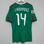 2010/11 MEXICO J.HERNANDEZ #14 HOME SHIRT (XL) ADIDAS