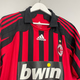 2007/08 AC MILAN RONALDO #99 HOME SHIRT (L) ADIDAS