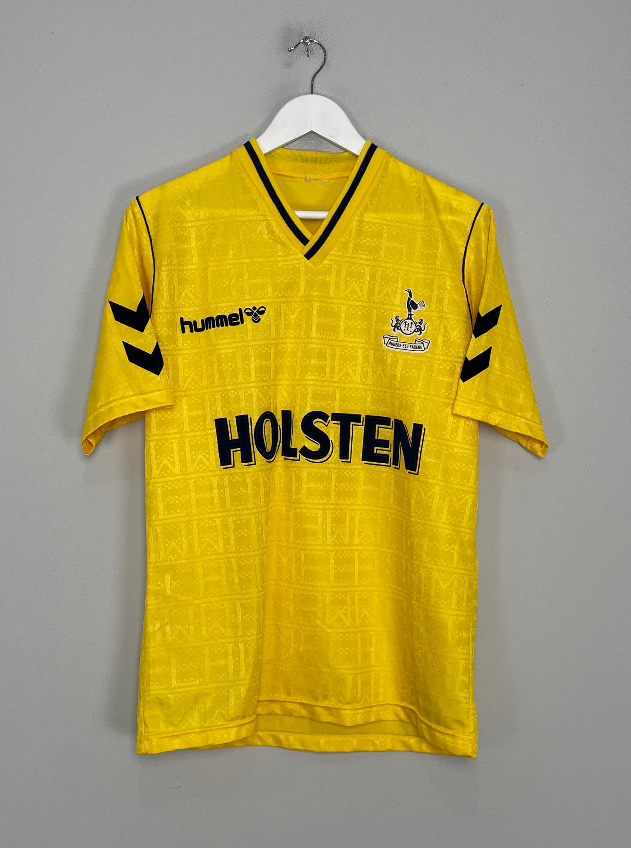 1988/91 TOTTENHAM HOTSPUR AWAY SHIRT (M) HUMMEL