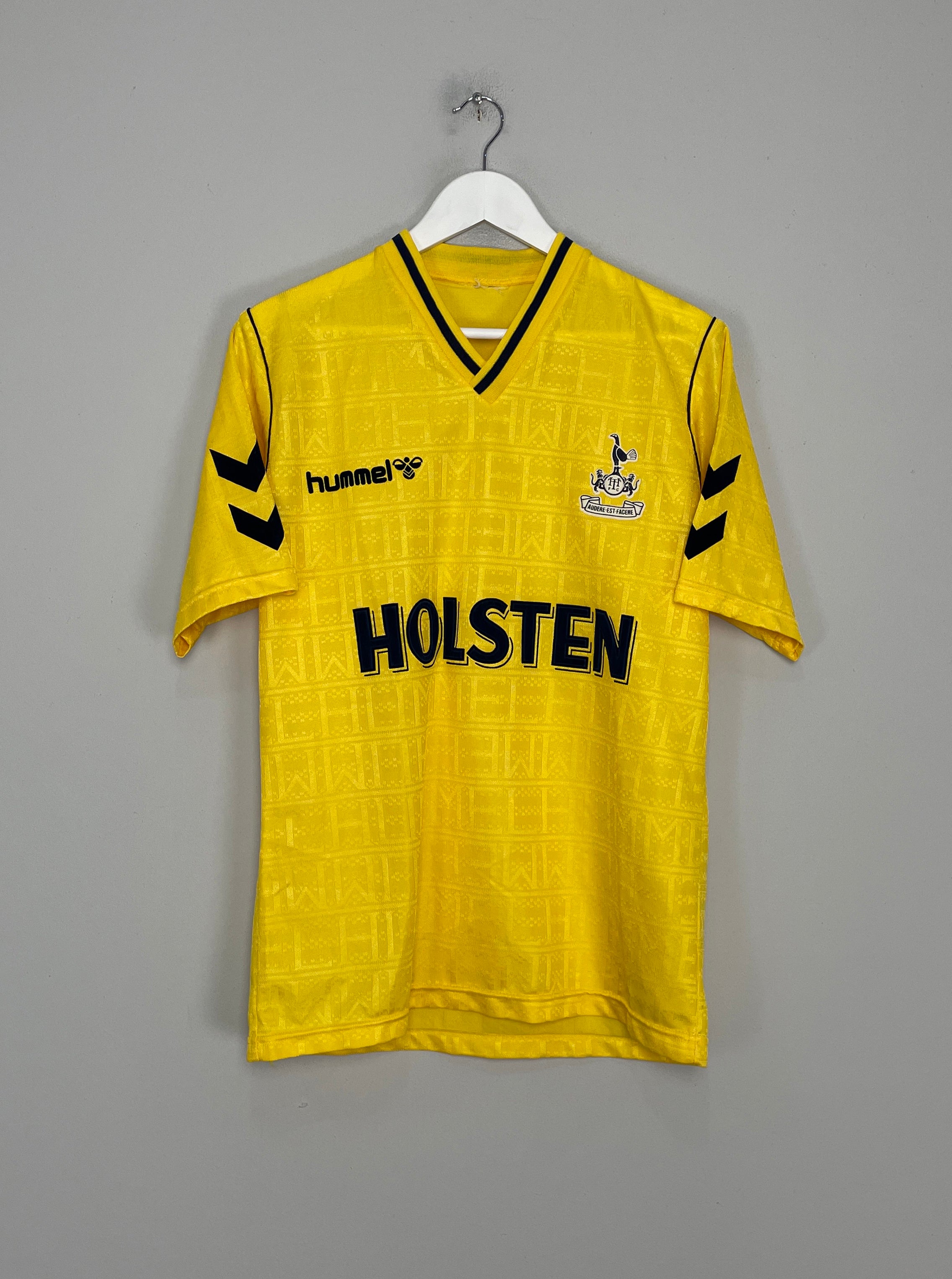 1988/91 TOTTENHAM HOTSPUR AWAY SHIRT (M) HUMMEL