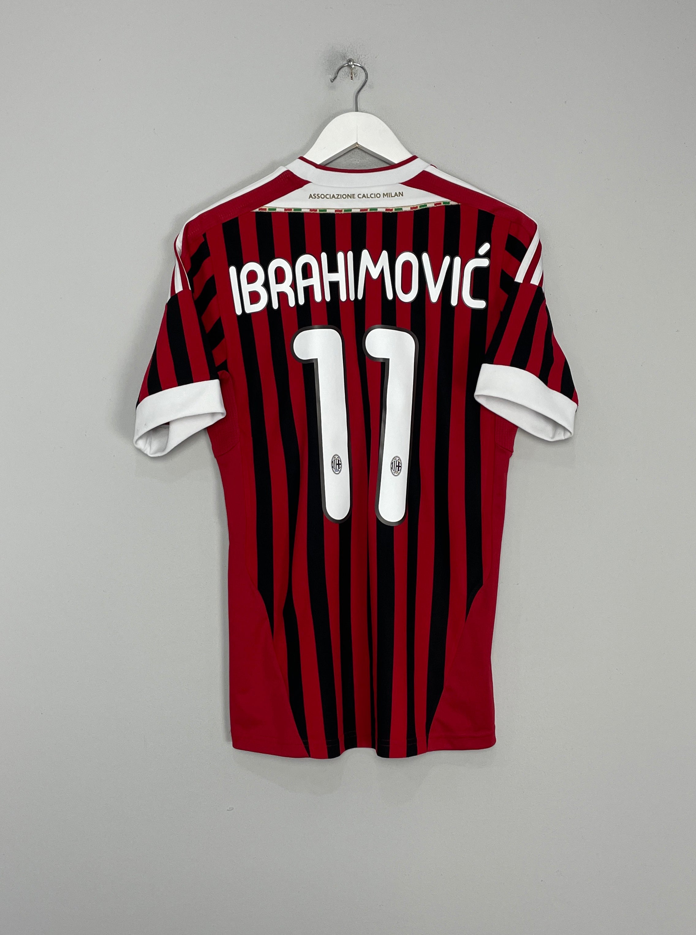 2011/12 AC MILAN IBRAHIMOVIC #11 HOME SHIRT (S) ADIDAS