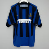 2003/04 INTER MILAN ADRIANO #10 HOME SHIRT (L) NIKE