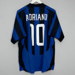 2003/04 INTER MILAN ADRIANO #10 HOME SHIRT (L) NIKE