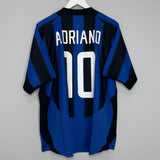 2003/04 INTER MILAN ADRIANO #10 HOME SHIRT (L) NIKE