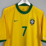 2000/02 BRAZIL RONALDINHO #7 HOME SHIRT (M) NIKE