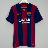 2014/15 BARCELONA MESSI #10 HOME SHIRT (M) NIKE