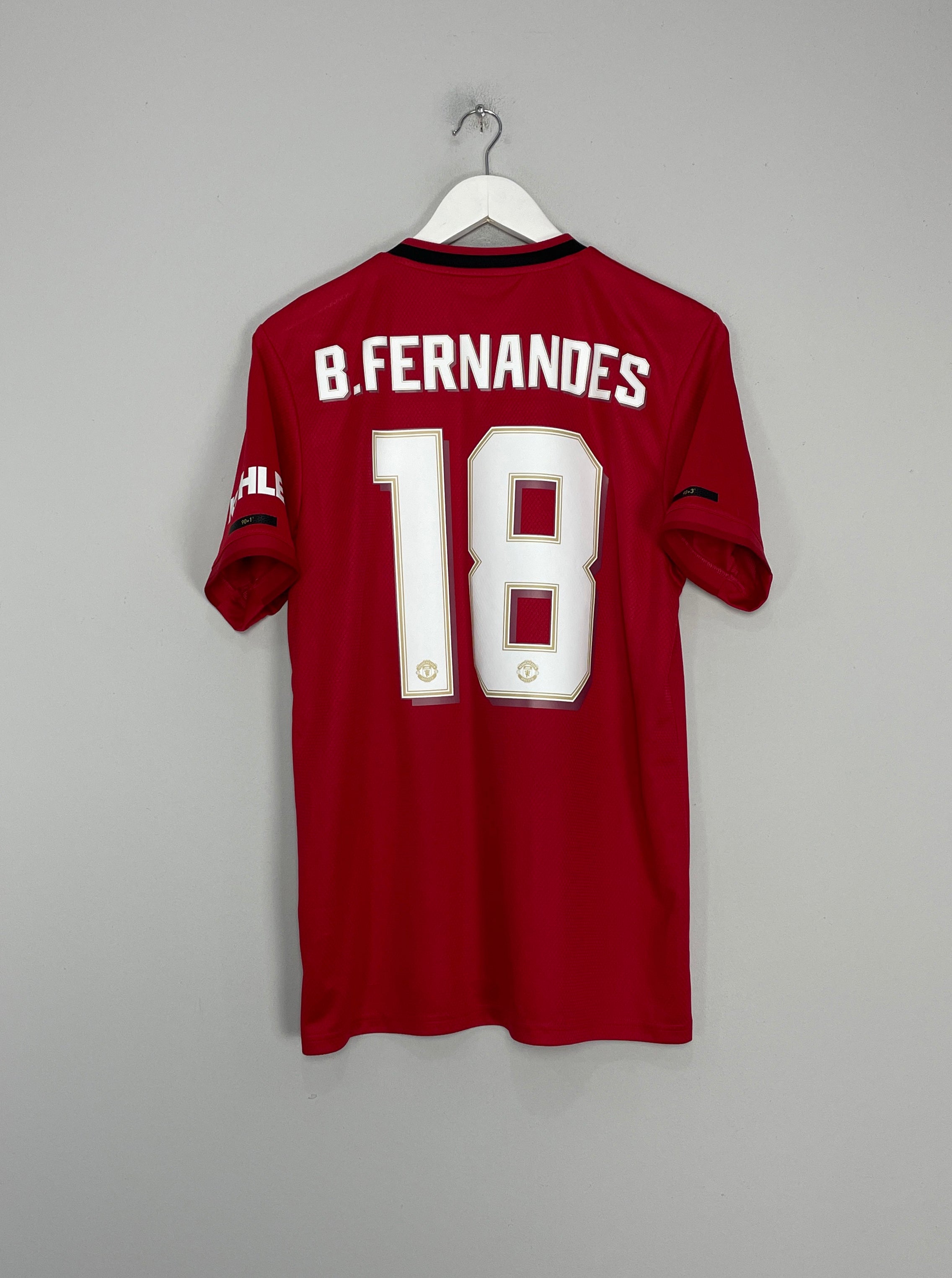 2019/20 MANCHESTER UNITED FERNANDES #18 HOME SHIRT (M) ADIDAS