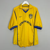 Image of the Leeds United shirt from the 2001/02 season