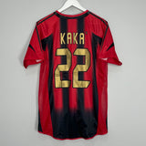 2002/03 AC MILAN KAKA #22 HOME SHIRT (M) ADIDAS